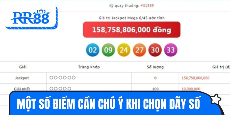 Một số điểm cần chú ý trong quá trình chọn dãy số