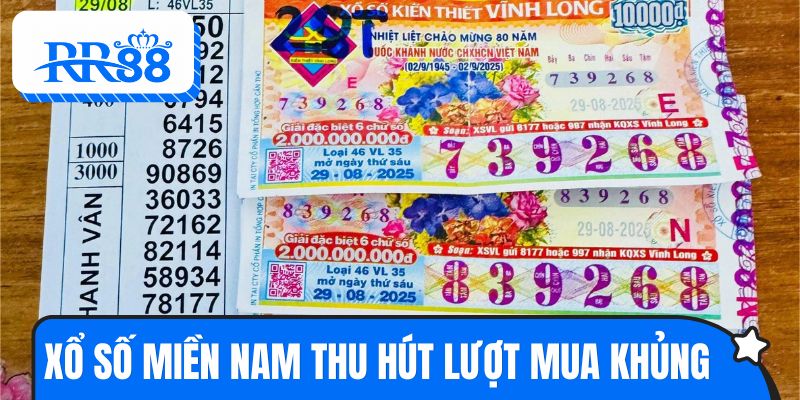 Xổ số miền Nam thu hút lượt mua khủng mỗi ngày